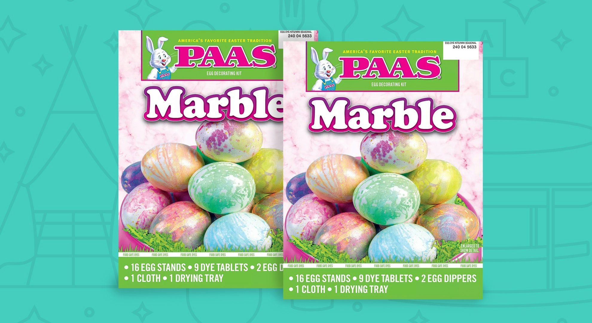 TIE DYE PAAS EASTER EGG COLORING KIT DELUXE CLASSIC, 1 1 1 LOT OF 3. NEW